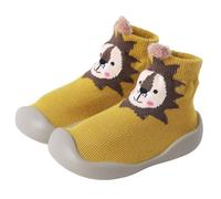 XQ&XG Calzini Scarpe Primi Passi Neonato, Scarpe Antiscivolo per Bambini, Suola Morbida Antiscivolo, Scarpe Traspiranti per Bambino Unisex Incantevole Pantofole