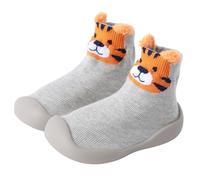 XQ&XG Calzini Scarpe Primi Passi Neonato, Scarpe Antiscivolo per Bambini, Suola Morbida Antiscivolo, Scarpe Traspiranti per Bambino Unisex Incantevole Pantofole