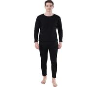 XQIDa durable Completo Intimo Termico riscaldato da Uomo per Lo Sci Invernale,Tramite USB Riscaldamento Intelligente a 42 Zone Maglia e Pantaloni Termici & Nero/L