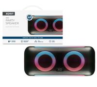 XQISIT Party Boom Box Altoparlante Bluetooth 40W Con Effetti Di Luce LED AUX