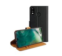XQISIT Sottile Portafoglio Cover Per Huawei P30 Lite Nero / Marroncino 2