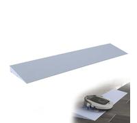 XQJLBZA Rampe per Soglia in Plastica Portatile con Altezza da 1 a 6 cm per Robot Spazzatrici, Rampa di Accesso per Porte, Gradini, Marciapiedi, Garage(Gray,100x20x4cm)