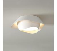 XQLVELNWD Moderna Plafoniera A LED, Design Ondulato, Montaggio A Filo, Lampada In Metallo Acrilico Dimmerabile A 3 Colori, For Camera Da Letto, Soggiorno, Sala Pranzo, Apparecchio(40cm)