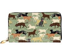 XqmarT Altri Labrador stanno recuperando portafogli Portafoglio di grande capacità per uomo Portafogli per donna Porta carte di credito Portafoglio in pelle in microfibra