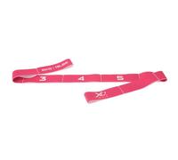 XQMAX MULTI LOOP LIGHT. SIZE: 1100MMX45MM. MATERIAL: LATEX WITH POLYESTER. PINK-225C COLOR WITH EXERCISES AND XQMAX PRINT. 8 LOOPS. 1PCS TIED ON COLOR