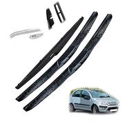 XQSSB Auto Anteriore Lunotto Posteriore Parabrezza U-Tipo Gancio Spazzole Tergicristallo per Citroen C3 MK1 2002 2003 2004 2005 2006 2007 2008 2009 Tergicristallo