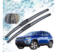 XQSSB per Jeep per Compass 2017 2018 2019 2020 MK2 2nd Gen Accessori Anteriore Parabrezza Spazzola del Tergicristallo Spazzola per Auto Cutter U Tipo J Gancio Tergicristallo