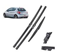 XQSSB Tergicristallo Anteriore Posteriore Spazzole Tergicristallo Set per Peugeot 208 2012 2013 2014 2015 2016 2017 Parabrezza Parabrezza Finestra 26 "16" 14" Tergicristallo