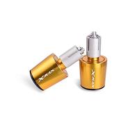 XQTopePC Moto Contrappeso Spina per XMAX300 XMAX400 Xmax X-Max 125 250 300 400 CNC Accessori Moto 22MM Manopole Manubrio Manubrio Tappi Terminali(Oro)