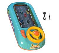 XQZWYFCBJB Driving Simulator Car Race Adventure Toy Musical Interactive Educational Steering Wheels Toy for Toddler Boys Girls Toddler Simulated Driving Race Car Game with Music And Lights