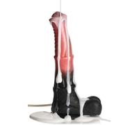 XR Brands Creature Cocks - Centauro Esplosione Dildo in Silicone Squirting - Nero/Rosso