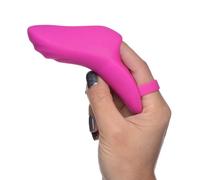 XR Brands FRISKY - Finger Bang Her Pro Vibratore da Dito - Rosa
