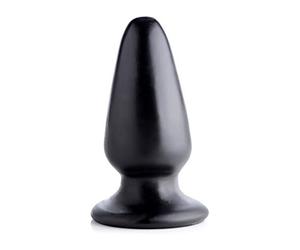XR BRANDS Gigantor Xxxl Taperosso Butt Plug Nero, Taglia St - 100 Gr