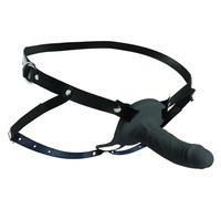 XR Brands Manicotto Vibrante in Silicone Realistico per il Pene - Nero