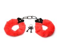XR Brands XR Brands - Cuffed in Fur Manette - Rosso