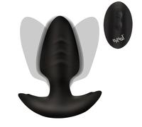 XR PLAY HARD. Plug anale rotante e vibrante in silicone con telecomando, per principianti, uomini, donne e coppie, impermeabile e ricaricabile, spina testurizzata e silicone di alta qualità, 1 pezzo