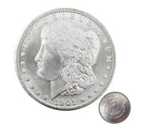 XRASKU 1901 Antique U.S. Coins,Morgan Dollar for Collectors ,History Decor