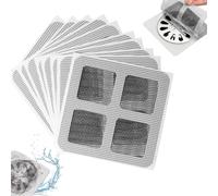 XRASKU Disposable Hair Drain Stickers, 30/40 PC,4" X 4" Disposable Shower Drain Hair Catcher, Disposable Floor Drain Sticker Sewer Filter Screen, Bathroom, Laundry, Kitchen egh-10615(100pcs)