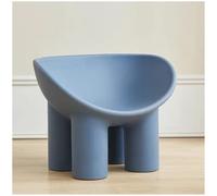 XRBCNMM Divano a gambe di elefante, con cuscino in peluche, moderna, per soggiorno, camera da letto, balcone, ufficio, comoda poltrona per adulti e bambini (blu, 51 cm senza cuscino)