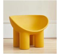 XRBCNMM Divano a gambe di elefante, con cuscino in peluche, moderna, per soggiorno, camera da letto, balcone, ufficio, comoda poltrona per adulti e bambini (giallo scuro, 51 cm, senza cuscino)