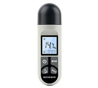 XRCLIF - Misuratore di umidità digitale per legno con torcia a LED, tester di umidità per legna da ardere/mobili/pavimenti in legno/alberi/cartone, campo di misurazione 0-99,9%