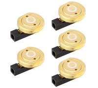 XRDS -RF Supporto standard per antenna NMO da 1,9 cm, 2 pezzi, montaggio in ottone massiccio con manicotto in PVC UV e isolante in PTFE, connettore pin in ottone resistente per radio prosciutto