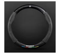 XRDSF Copri Volante per Auto per Mitsubishi Outlander III 2015-2018, Copertura Copri Sterzo Macchina Protezione per Volante in Similpelle 37-38cm Morbido e Confortevole,Black