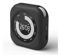 XREXS Timer Digitale Visivo per Bambini | Conto alla Rovescia | Universale per Bambini ed Adulti | Volume e Luminosità Regolabili | Breve per Cucina, Scuola ed Ufficio | Colore Nero