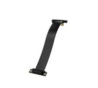 XRIKUI PCI-E 1X Riser Cable | Estensione PCIe 4.0 ad alta velocità | Design con doppio angolo di 90 gradi | Supporta dispositivi X1/X4/X8/X16 _ 20 cm