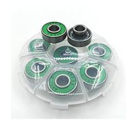 XRKJKQIDG Cuscinetti ABEC-9 Cuscinetto distanziatore Integrato 608 for Skateboard Longboard 8x22x12,6 mm for tavola da Ballo a Doppio bilanciere(8pcs Mixed Colours)