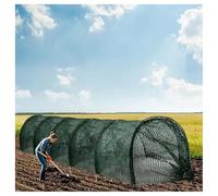 XRLQZH Cerchi per Serra Tunnel Giardino 300x45x45 Cm - Arco da Serra Professionale in Acciaio Zincato, Protezione Antigelo, Vento E Grandine - Ideale per Orto, Coltivazioni E Serre (Green,3PCS)