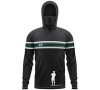 XRLQZH Men's UPF 50 Performance Fishing Shirt Maglia Pesca Anti UV Uomo,Protection And Built-in Face Mask, Ideal for Fishing (Typ-4,XXL)