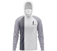 XRLQZH Men's UPF 50 Performance Fishing Shirt Maglia Pesca Anti UV Uomo,Protection And Built-in Face Mask, Ideal for Fishing (Typ-6,3XL)