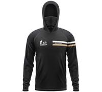 XRLQZH Men's UPF 50 Performance Fishing Shirt Maglia Pesca Anti UV Uomo,Protection And Built-in Face Mask, Ideal for Fishing (Typ-2,3XL)