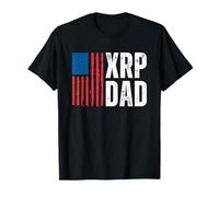 XRP Dad Crypto Merchandise Flag Maglietta