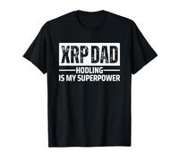 XRP Dad Hodling Is My Superpower Crypto Merchandise Maglietta