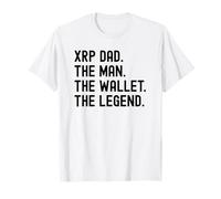 XRP Dad The Man The Wallet The Legend Crypto Merchandise Maglietta