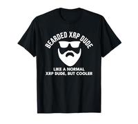 XRP Dude Guy Crypto Merchandise Bearded Maglietta