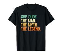 XRP Dude Guy Crypto Merchandise Man Myth Legend Maglietta