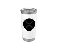 Xrp XRP Nero Criptovaluta Crypto Trader Regalo Bicchiere termico in acciaio inox doppia parete