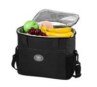 XRPRPX Borsa Termica Porta Pranzo 16 Litri Borsa Termica Pieghevole da Viaggio Borsa Frigo Portatile Grande Borsa Frigo da Campeggio Borsa Porta Pranzo Tracolla e Maniglia per ufficio, Picnic, Scuola
