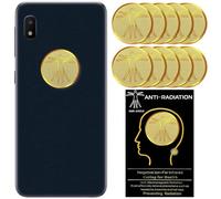 Xrten 10 Pezzi Adesivi Protettivi Anti Radiazioni,Oro 24 K,per Telefoni Cellulari,Tablet,Blocchi,5G,Wi-Fi,Bluetooth,Neutralizzatore per Telefoni Cellulari Computer Laptop Dispositivi Elettronici