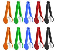 Xrten 10 Pezzi Occhiali spazzole,Pulizia degli Occhiali spazzole,Occhiali Pulizia Pennello, per Occhiali da Sole Mini detergenti,Occhiali Decorativi per miopia