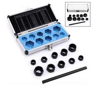 Xrten 11 Pezzi Rimozione Dado,Dado danneggiato Vite Remover Estrattore Set Socket Tools