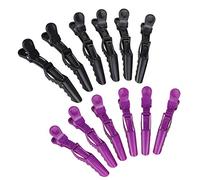 Xrten 12 Pezzi Accessori Parrucchiere Fermagli, Fermagli per Capelli in Plastica Fermagli per Capelli Unici e Flessibili Adatti per Le Donne