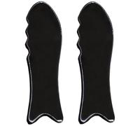 Xrten 2 Pezzi Bufalo Guasha Massaggio, Corno di Bufalo Guasha Massaggio, Facciale Gua Sha Board, Guasha Strumento di Bellezza per la Bellezza Della Schiena e Del Viso