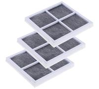 Xrten 3 Pezzi Filtro dell'Aria Fresca, Filtro Aria Fresca Ricambio, Filtro dell'Aria del Congelatore, Filtro dell'Aria Frigorifero, Frigoriferi Adatti a Modelli Come LT120F per Eliminare L'odore