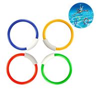 Xrten 4 Pcs Dive Ring per Piscine,4 colori Set Dive Ring Accessori per Piscine Accessori