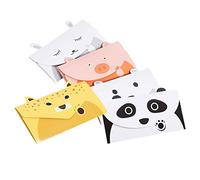 Xrten 40 Pezzi Busta Carina, Lettera di Invito Carta di Invito Compleanno Busta Animale Creativo per Bambini e Adulti