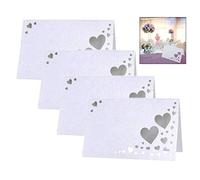 Xrten 50 Set di Carte Creative Love Seat Carte di Carta per Matrimoni, Feste di Compleanno